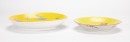 A Yellow Ground Famille - Glazed &lsquo;Flowers&rsquo; Plates - 7