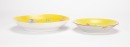 A Yellow Ground Famille - Glazed &lsquo;Flowers&rsquo; Plates - 9