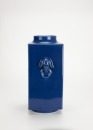 A Sacrif icial - Blue Glazed Cong - Form Vase. - 3