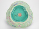 A Two Teal - Green Ground Famille - Glaze Fruit Basins - 10