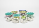 A Group Of Ten Small Famille - Glazed Dishes - 2