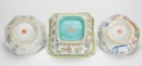 A Group Of Three Famille - Glaze &lsquo;Figures, Flowers&rsquo; Friut Basins - 6