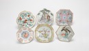 A Group Of Six Small Famille - Glaze Fruit Basins