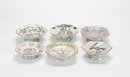A Group Of Six Small Famille - Glaze Fruit Basins - 2