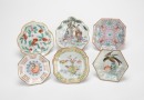 A Group Of Six Small Famille - Glaze Fruit Basins - 3