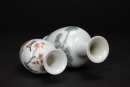 Late Qing/Republic - A Group Of Three Famille - Glaze Vase And One Cover Bowl. - 6