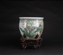Qing - A Wucai &lsquo;Eight Beauties&rsquo; Fish Bowl - 2