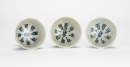 A Set Of Three Blue And White &lsquo;Figures And Landscape&rsquo; Stem Cups - 6