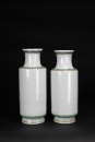 A Two Pair Of Famille - Glazed &lsquo;Birds And Flowers&rsquo; Vases. - 3
