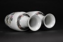 A Two Pair Of Famille - Glazed &lsquo;Birds And Flowers&rsquo; Vases. - 5