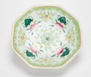 A Group Of Eleven Famille Glaze &lsquo;Peaches And Flowers&rsquo; Dishes - 4