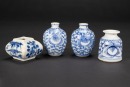 A Group Of Thirteen Small Porcelains Brush Washer and Vase. - 2
