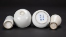 A Group Of Thirteen Small Porcelains Brush Washer and Vase. - 7