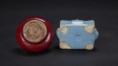 A Group Of Thirteen Small Porcelains Brush Washer and Vase. - 9