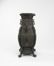 A Large Bronze Partial Glited Wine Vessel, - 3