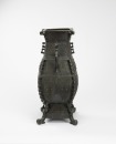 A Large Bronze Partial Glited Wine Vessel, - 6