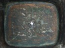 A Large Bronze Partial Glited Wine Vessel, - 9