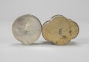 A Group of Seven Chased Silver Rouge Boxes, - 6