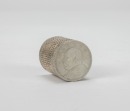 A Group of Seven Chased Silver Rouge Boxes, - 8