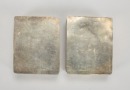A Group of Six Chased Silver Rouge Boxes, - 4