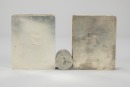 A Group of Eight Chased Silver Rouge Boxes, - 4
