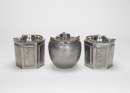 A Group Of Three Tin Win Warm Pot. - 3