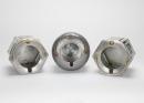 A Group Of Three Tin Win Warm Pot. - 5