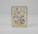 A Group of Five Chased Silver Rouge Boxes, - 6