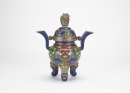 A Cloisonne Enamel Tri - Pod Censer.