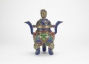A Cloisonne Enamel Tri - Pod Censer. - 4
