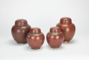 A Group Of Two Pair Cloisonne Enamel Jars And Covers - 2