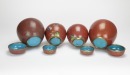 A Group Of Two Pair Cloisonne Enamel Jars And Covers - 5