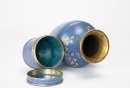 A Pair Of Cloisonne Enamel Candle Holder, - 6