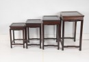 A Set Of Four Different Size Redwood Stand - 4