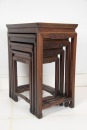 A Set Of Four Different Size Redwood Stand - 5