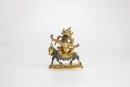 Tibetan 17th/18th Century - A Bronze Figure Of Dharmapala