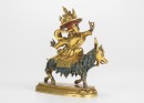 Tibetan 17th/18th Century - A Bronze Figure Of Dharmapala - 4