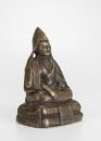 Tibetan 17th/18h Century - A Bronze Figuer Of Fifth Dalai Lama. - 2