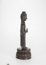 Pala 12th/13th Century Or Earlier - A Hard Stone Red And Black Lacquer Figure Of Sakyamuni (Box) - 3