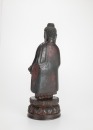 Pala 12th/13th Century Or Earlier - A Hard Stone Red And Black Lacquer Figure Of Sakyamuni (Box) - 5