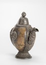 Tibetan 18th/19th Century - A Bone inliad Silver Pot And Cover - 4