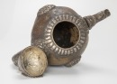 Tibetan 18th/19th Century - A Bone inliad Silver Pot And Cover - 9