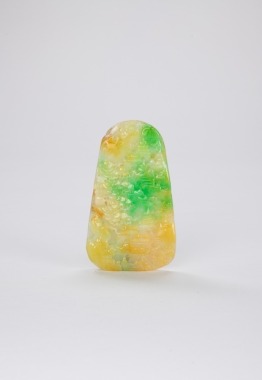 A Natural Yellow And Green Jadeite