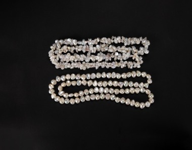 A Group of Two Baroque Pearl Necklaces. (2 Pcs)