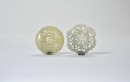 A Two White Jade Carved&rsquo; Dragon and Flowers&rsquo; PendantsLate Qing - 2