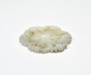 A Two White Jade Carved&rsquo; Dragon and Flowers&rsquo; PendantsLate Qing - 7
