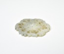 A Two White Jade Carved&rsquo; Dragon and Flowers&rsquo; PendantsLate Qing - 9